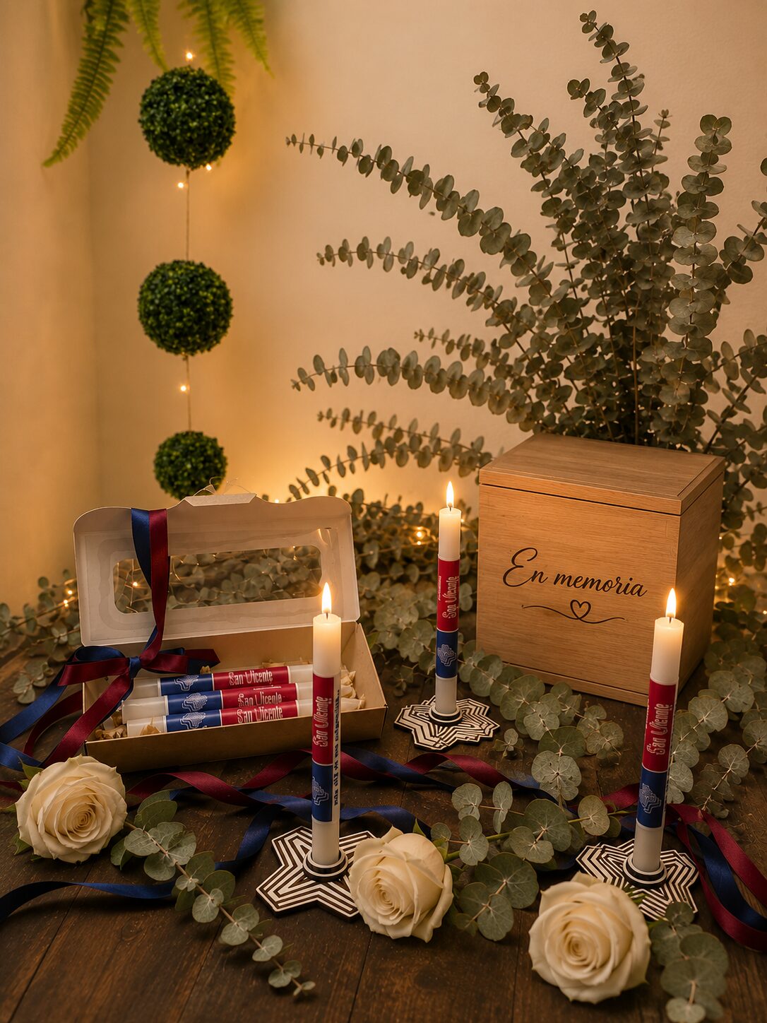 Velas memoriales personalizadas para honrar seres queridos - Fina Coquetería